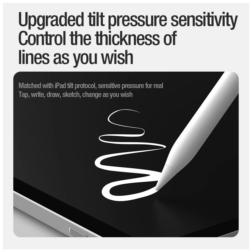 Nillkin érintőtoll iSketch S3 Apple iPad készülékhez fehér