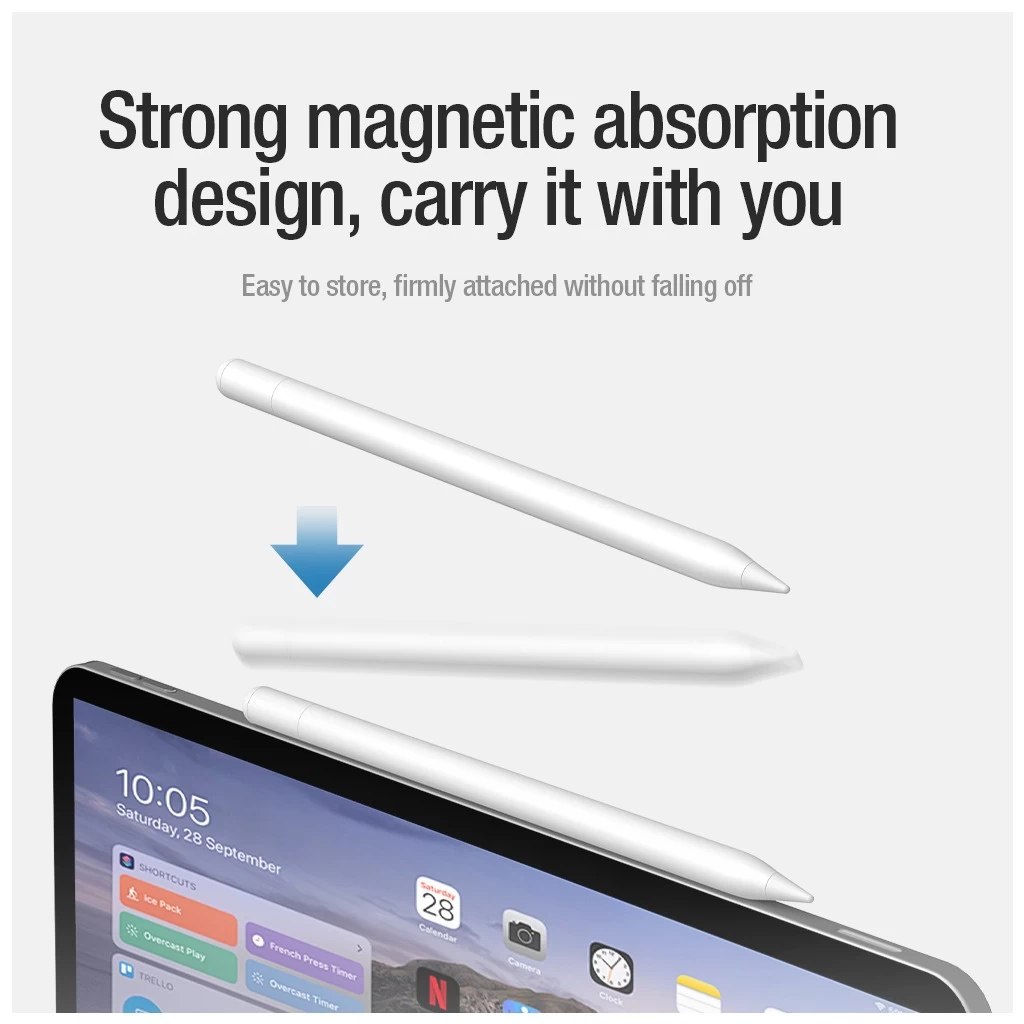 Nillkin érintőtoll iSketch S3 Apple iPad készülékhez fehér