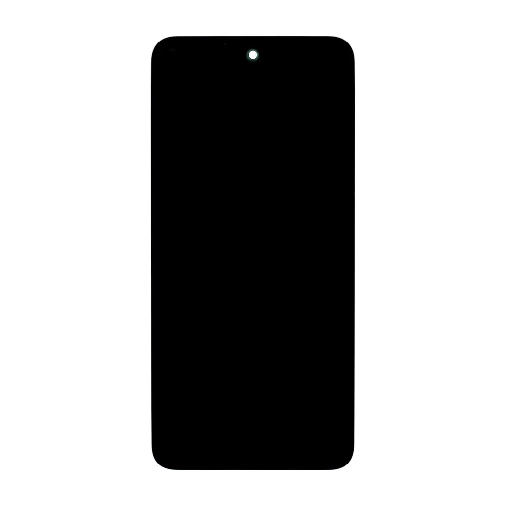 LCD kijelző + érintő egység + elülső tok Xiaomi Redmi Note 14 4G készülékhez fekete (Service Pack)
