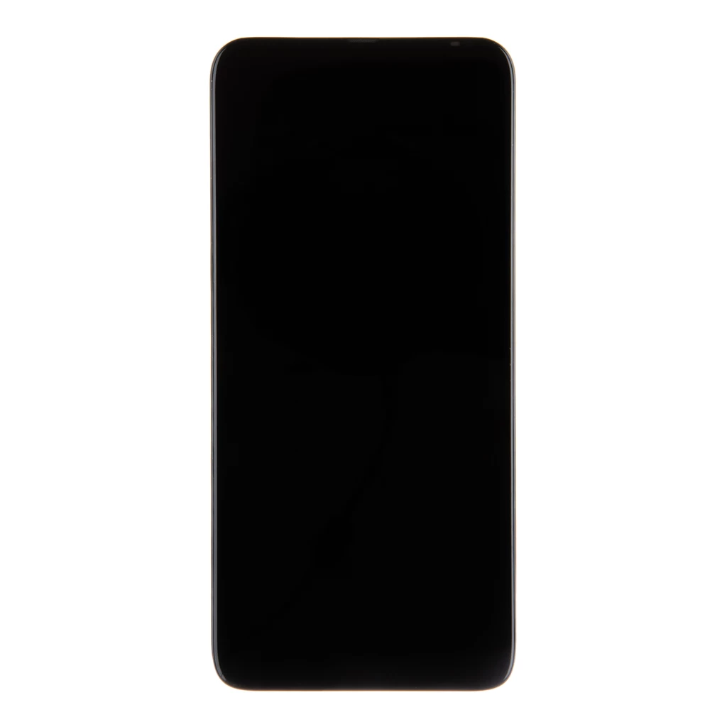 Motorola One Fusion Plus készülékhez LCD kijelző + érintőpanel + előlap fekete (Service Pack)