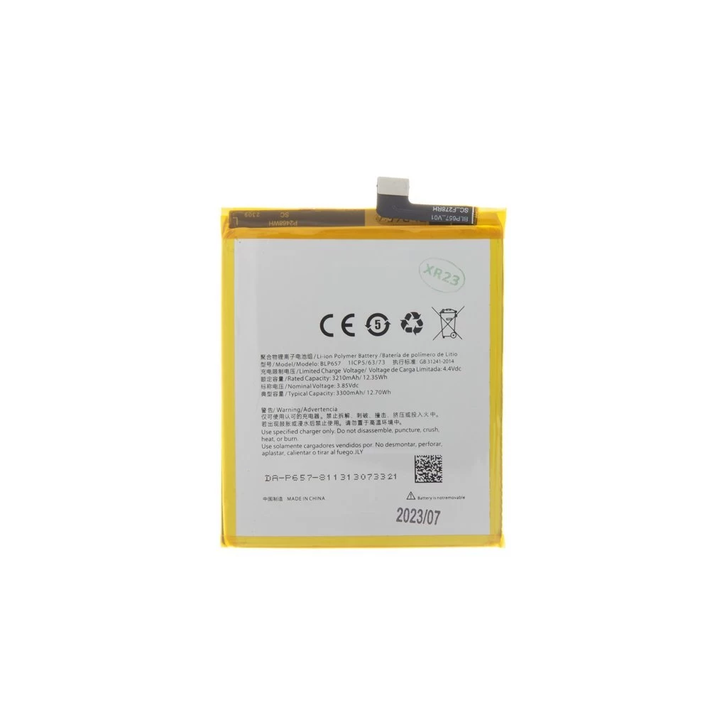 BLP657 Akkumulátor OnePlus 6 készülékhez 3300mAh Li-Ion (OEM)