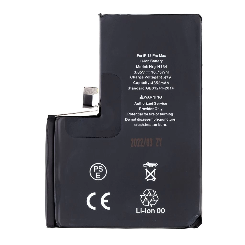 Akkumulátor iPhone 13 Pro Max készülékhez 4352mAh Li-Ion – csomagolás nélküli gyári