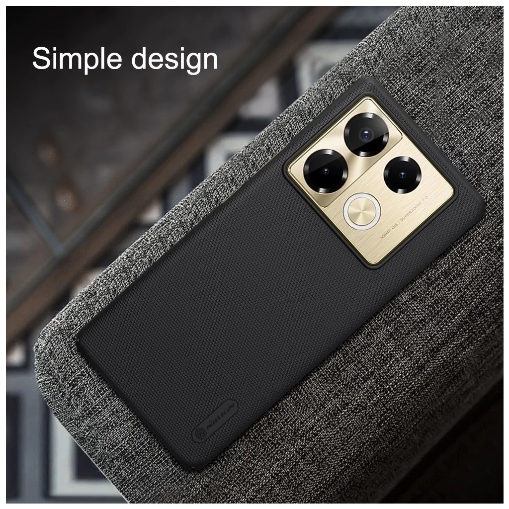 Nillkin Super Frosted hátlaptok for Infinix Note 40 Pro+ 5G készülékhez fekete