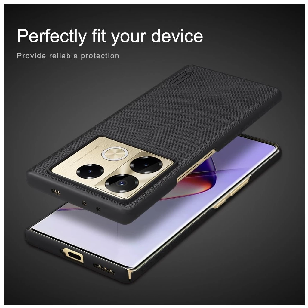 Nillkin Super Frosted hátlaptok for Infinix Note 40 Pro+ 5G készülékhez fekete