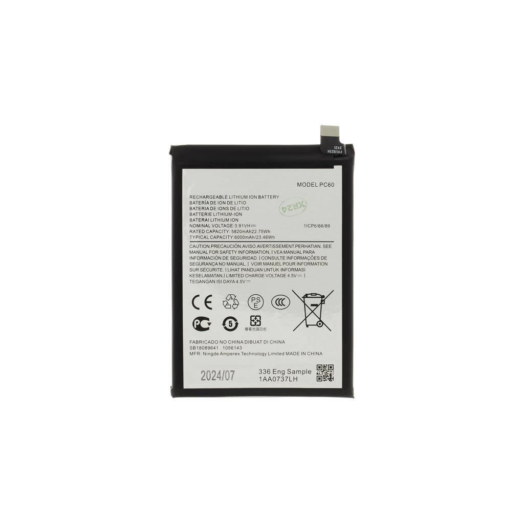 PC60 akkumulátor Motorola készülékhez 6000mAh (OEM)