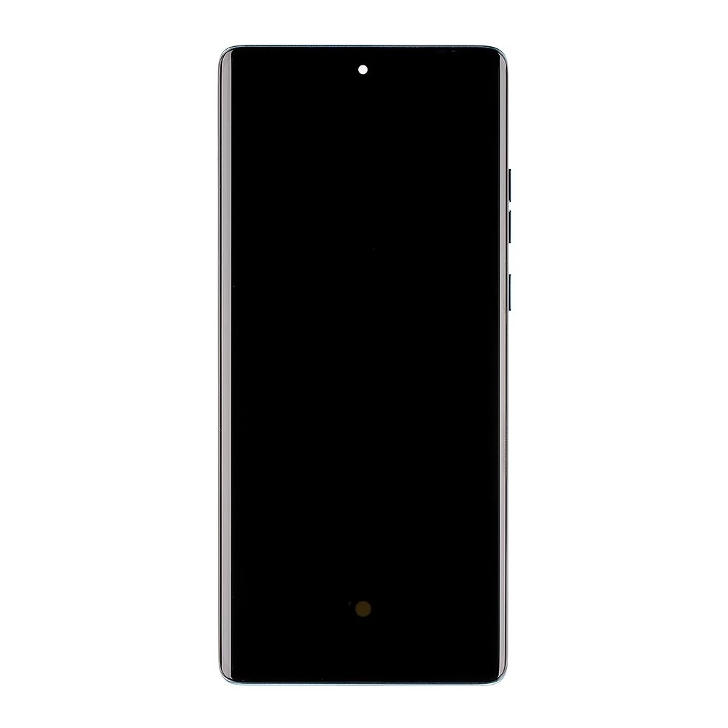 Motorola Edge 50 Fusion készülékhez LCD kijelző + érintő egység + elülső tok erdőzöld (Service Pack)