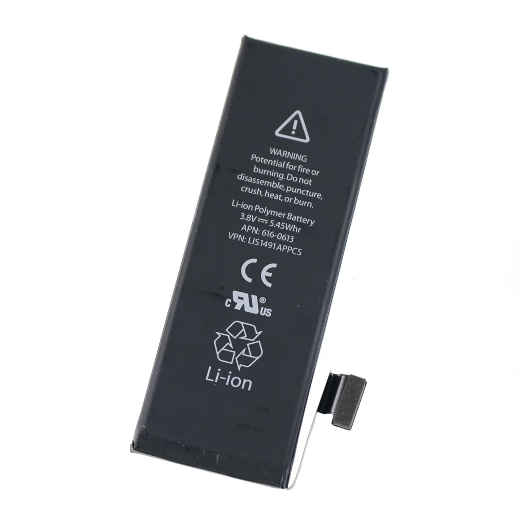 Akkumulátor iPhone 5 készülékhez 1440mAh Li-Ion Polymer – csomagolás nélküli gyári