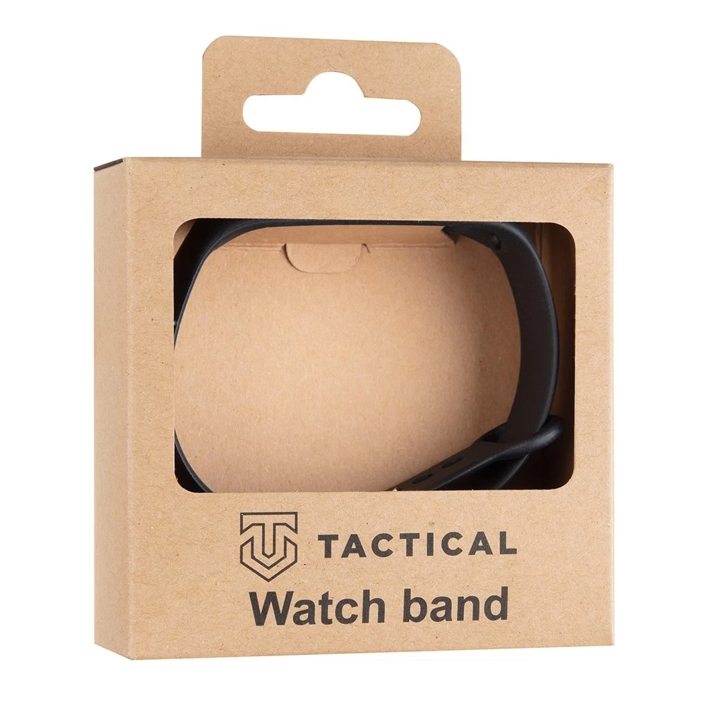 Tactical 513 szilikon szíj Xiaomi Mi Band 3/4 készülékhez fekete