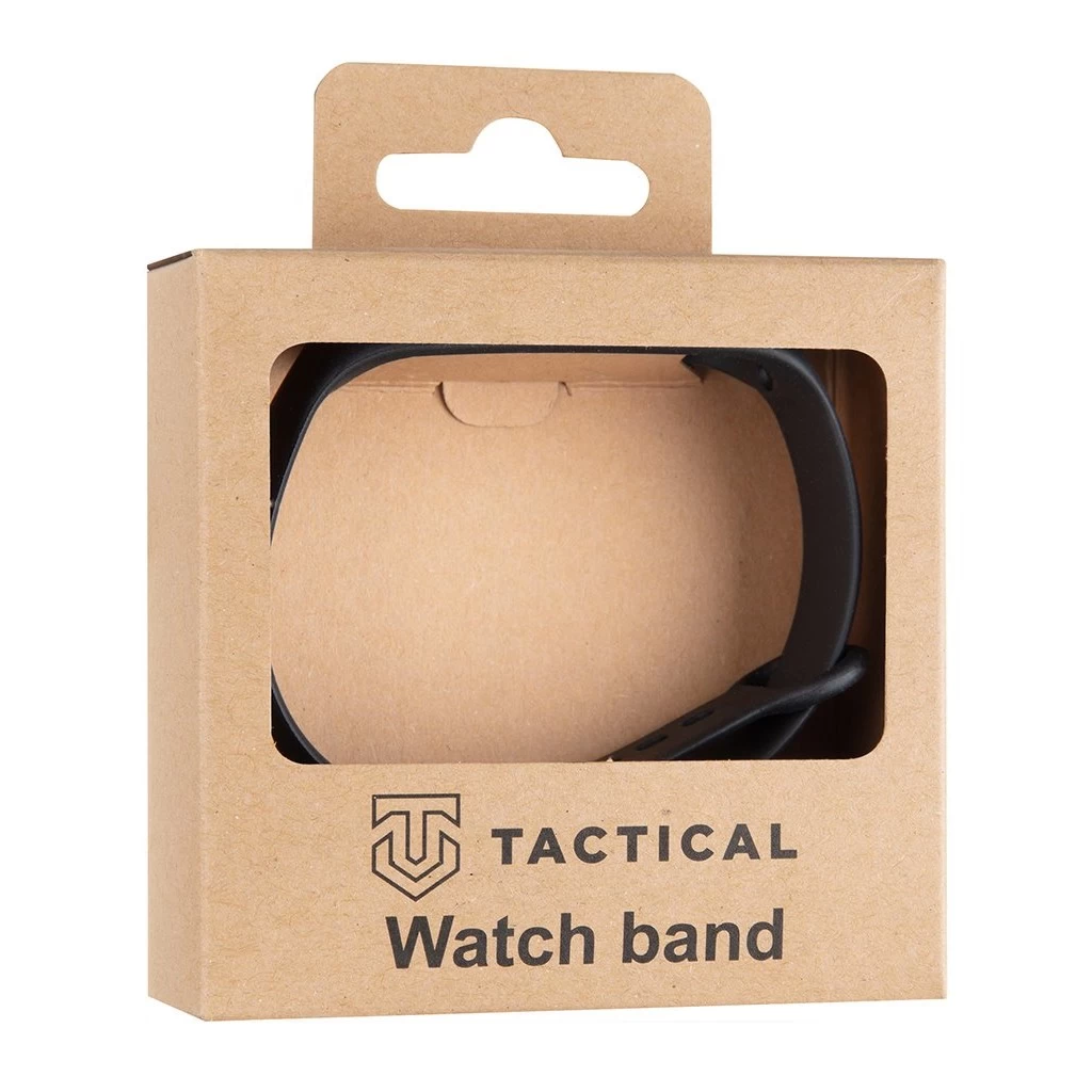 Tactical 513 szilikon szíj Xiaomi Mi Band 3/4 készülékhez fekete