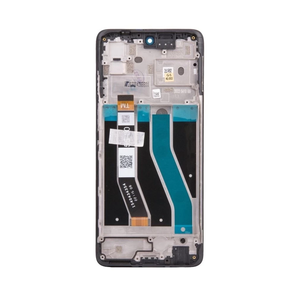 Motorola G62 5G készülékhez LCD kijelző + érintő egység + elülső tok (Service Pack)