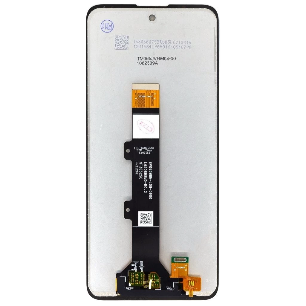 Motorola E30/E40 készülékhez LCD kijelző + érintő egység fekete