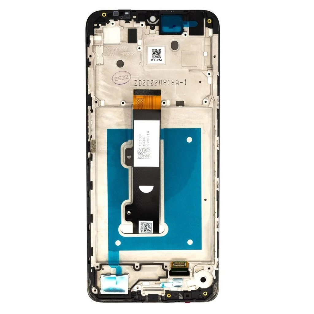 Motorola E22 készülékhez LCD kijelző + érintő egység + elülső tok (Service Pack)
