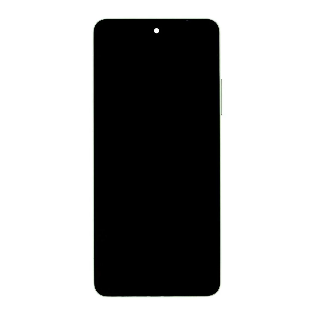 LCD kijelző + érintő egység + elülső burkolat a Realme C67 Sunny Oasis készülékhez zöld (Service Pack)