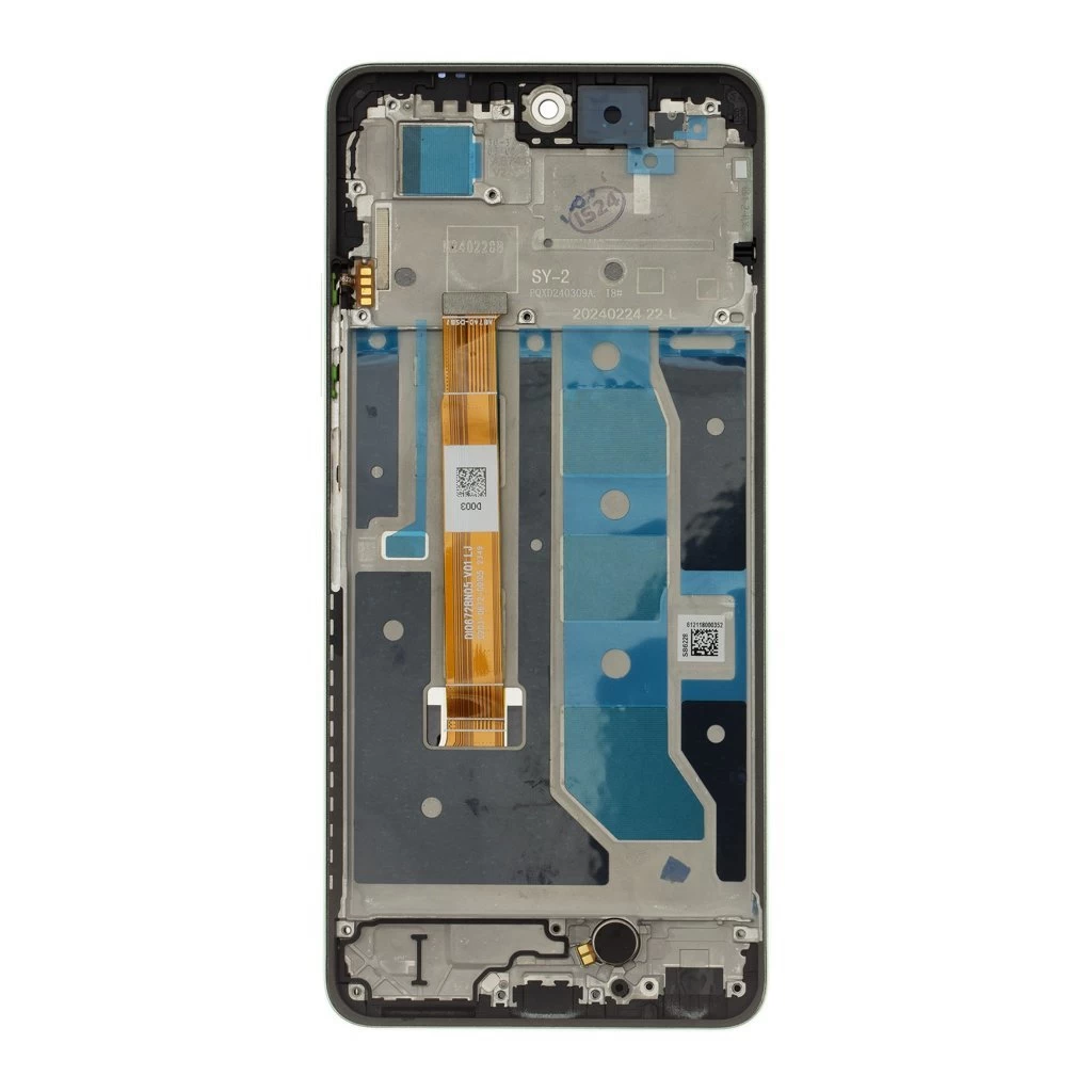 LCD kijelző + érintő egység + elülső burkolat a Realme C67 Sunny Oasis készülékhez zöld (Service Pack)