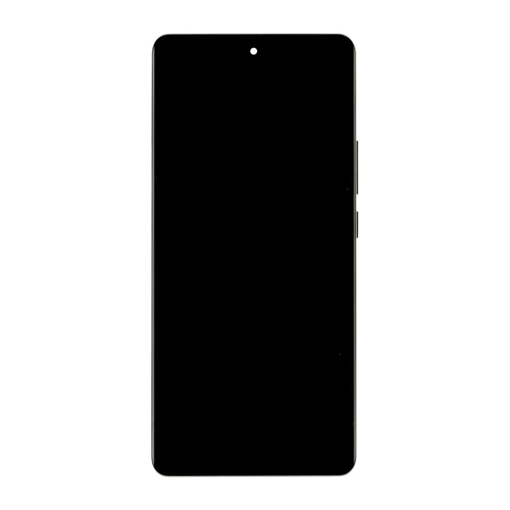 LCD kijelző + érintőpanel + elülső keret Realme GT6 készülékhez – Razor zöld