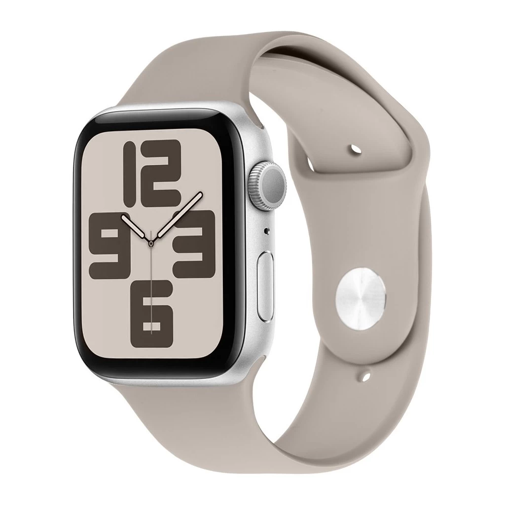 OBAL:ME szilikon szíj Apple Watch 38-41mm készülékhez S-M bézs