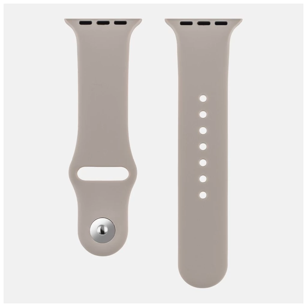 OBAL:ME szilikon szíj Apple Watch 38-41mm készülékhez S-M bézs