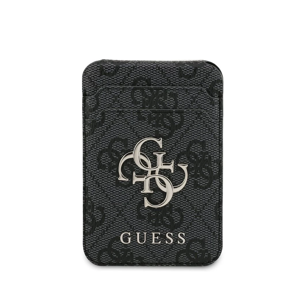 Guess 4G Metal Logo MagSafe Cardslot állvány fekete