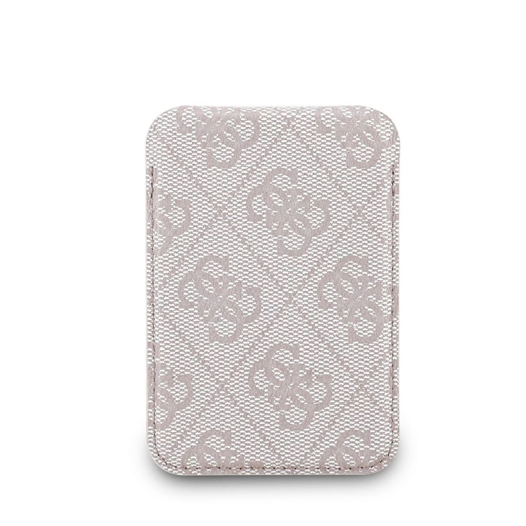 Guess 4G fém logós MagSafe kártyatároló állvány rózsaszín