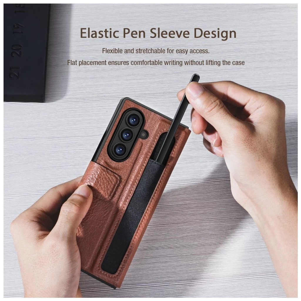 Nillkin Aoge tok Samsung Galaxy Z Fold 7 készülékhez barna