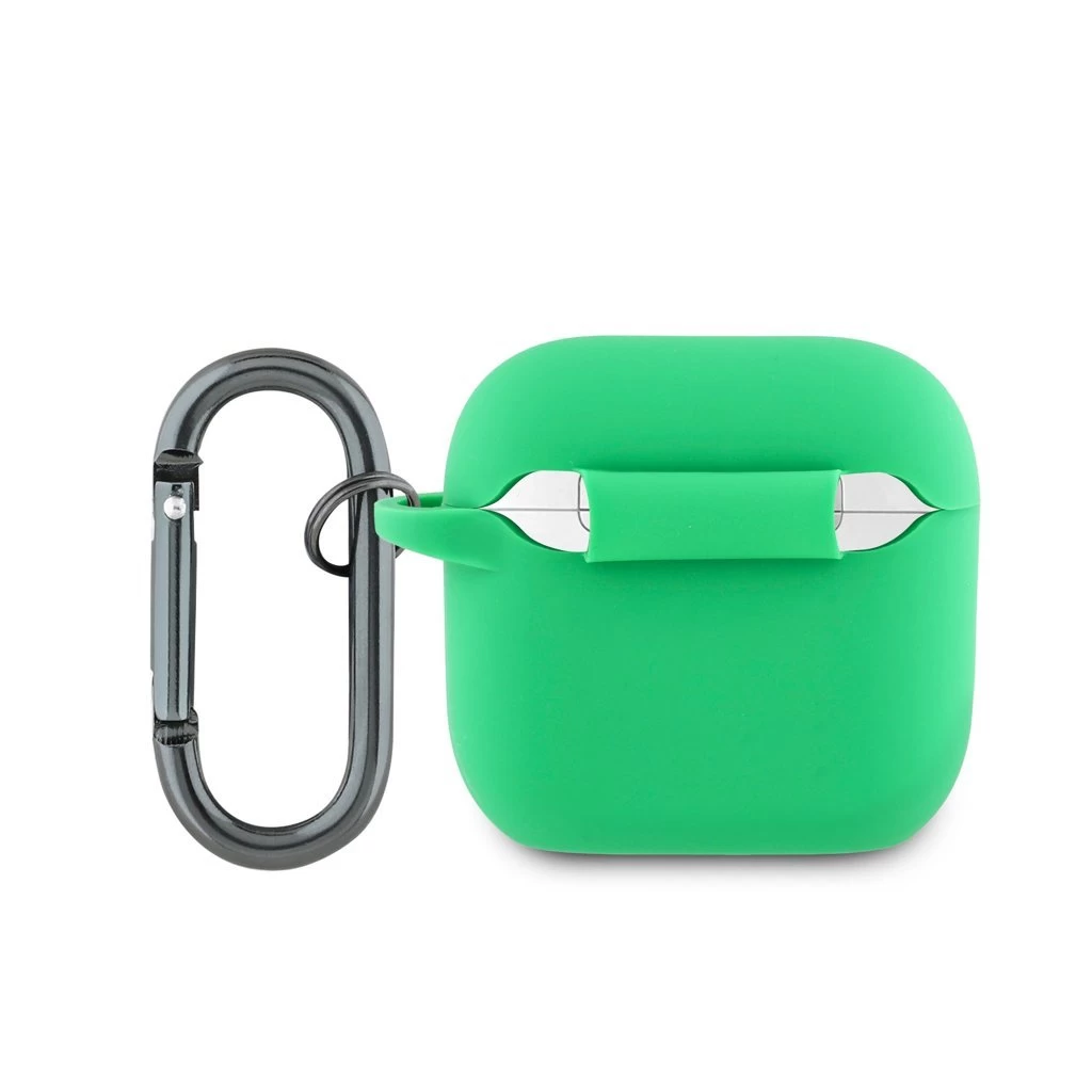 Lacoste Liquid Silicone Croc Logo tok AirPods 4 készülékhez zöld