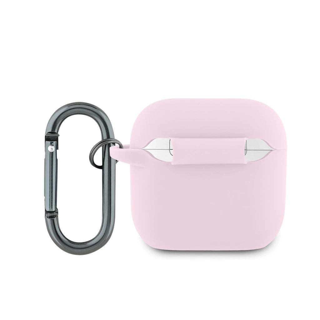 Lacoste Liquid Silicone Croc Logo tok AirPods 4 készülékhez rózsaszín
