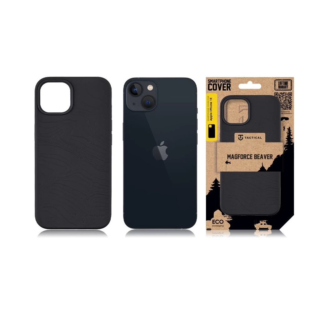 Tactical MagForce Beaver Kryt pro tok iPhone 13 készülékhez aszfalt