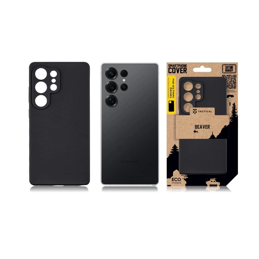Tactical Beaver Kryt pro Samsung Galaxy S25 Ultra készülékhez aszfalt