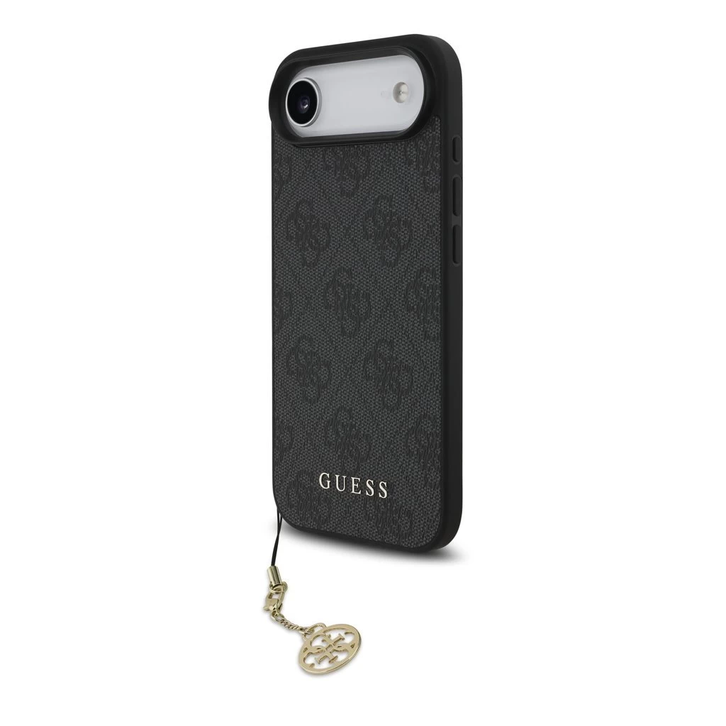 Guess 4G Charm tok iPhone 17 készülékhez Air Tone on Tone szürke