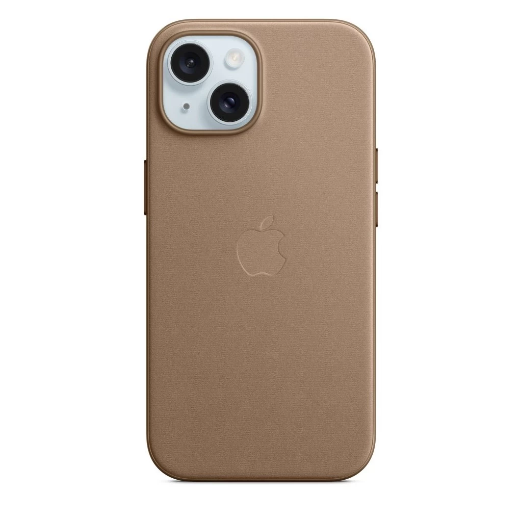 MT3C3ZM/A Apple FineWoven tok MagSafe-vel iPhone 15 készülékhez taupe