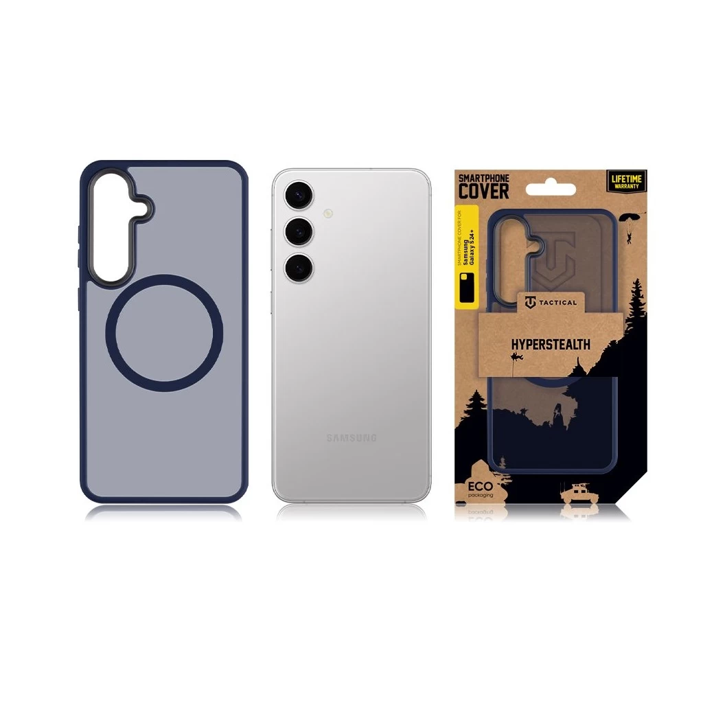 Tactical MagForce Hyperstealth tok Samsung Galaxy S24+ készülékhez mélykék