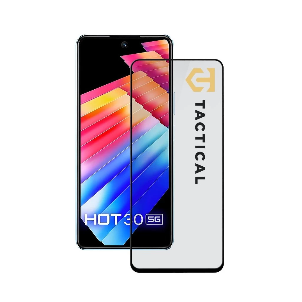Tactical Glass Shield 5D Infinix Hot 30 5G készülékhez fekete