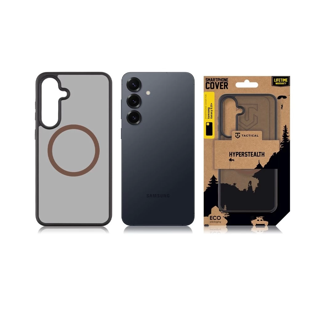 Tactical MagForce Hyperstealth 2.0 tok Samsung Galaxy S25+ készülékhez fekete/Moucha Moose
