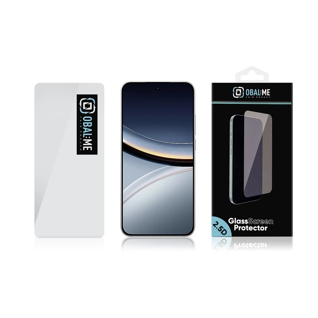 OBAL:ME 2.5D üveg kijelzővédő Xiaomi Poco F7 Clear készülékhez