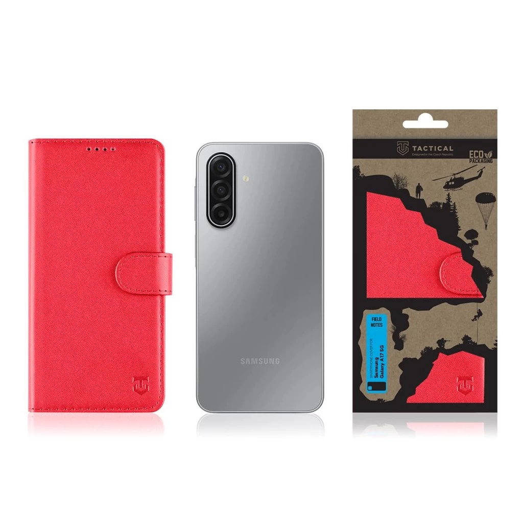 Tactical Field Notes tok Samsung Galaxy A17 5G készülékhez – piros