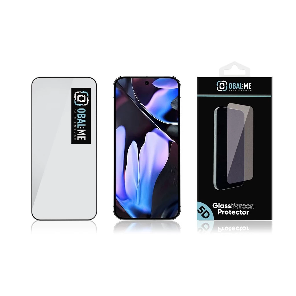 OBAL:ME 5D üveg kijelzővédő Google Pixel 10 Pro XL készülékhez fekete