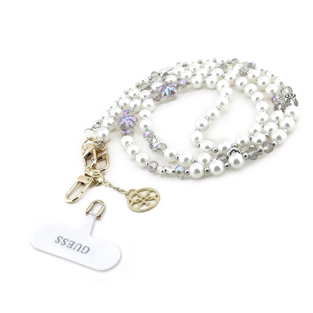 Guess válltáska pánt – Pear és 4G Charm fehér