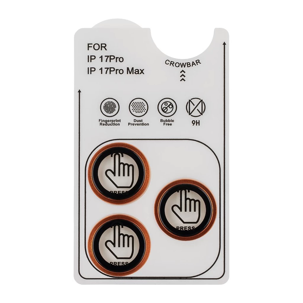 OBAL:ME lencsevédő Apple iPhone 17 Pro/17 Pro Max készülékhez narancssárga