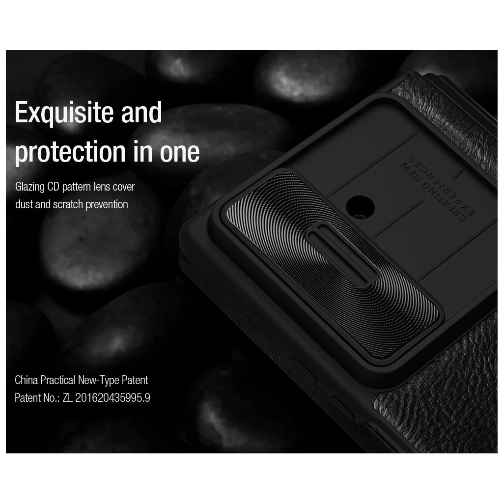 Nillkin Qin Book PRO tollrekeszes tok Samsung Galaxy Z Fold 7 készülékhez fekete