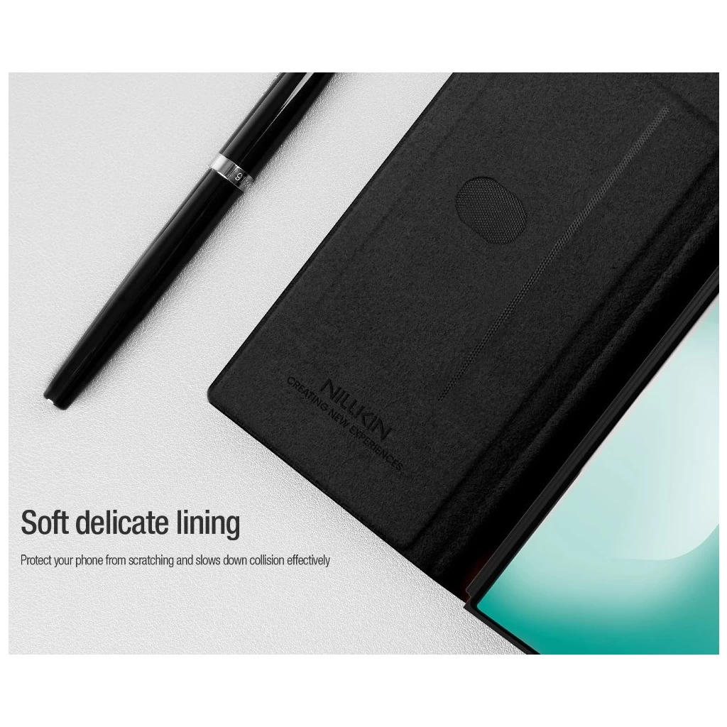 Nillkin Qin Book PRO tollrekeszes tok Samsung Galaxy Z Fold 7 készülékhez fekete