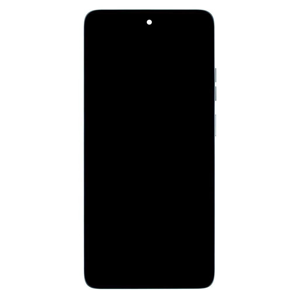 Motorola G56 LCD kijelző + érintő egység + elülső tok Motorola G56 készülékhez, szürke köd (Service Pack)