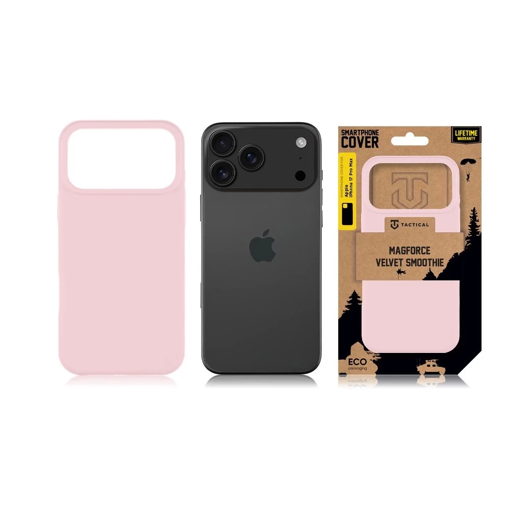 Tactical MagForce Velvet Smoothie tok Apple iPhone 17 Pro Max készülékhez Pink Panther