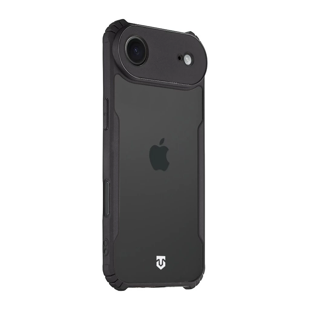 Tactical Quantum Stealth tok Apple iPhone 17 Air készülékhez, átlátszó/fekete
