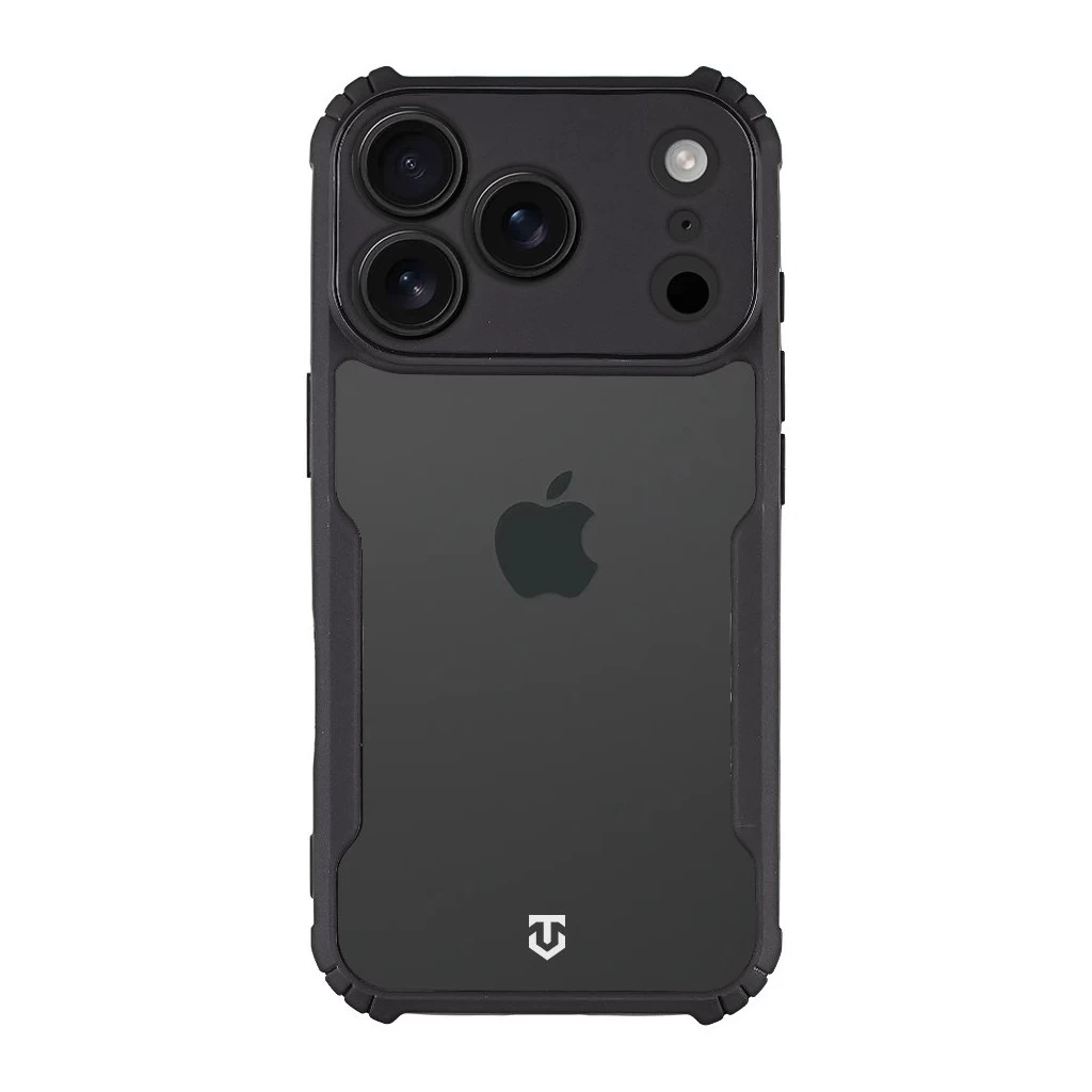 Tactical Quantum Stealth tok Apple iPhone 17 Pro készülékhez átlátszó/fekete