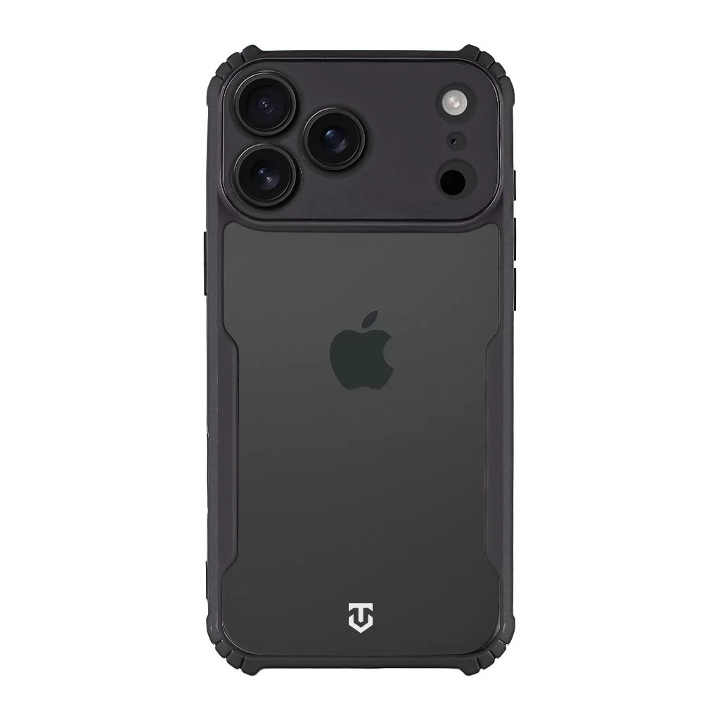 Tactical Quantum Stealth tok Apple iPhone 17 Pro Max készülékhez átlátszó/fekete