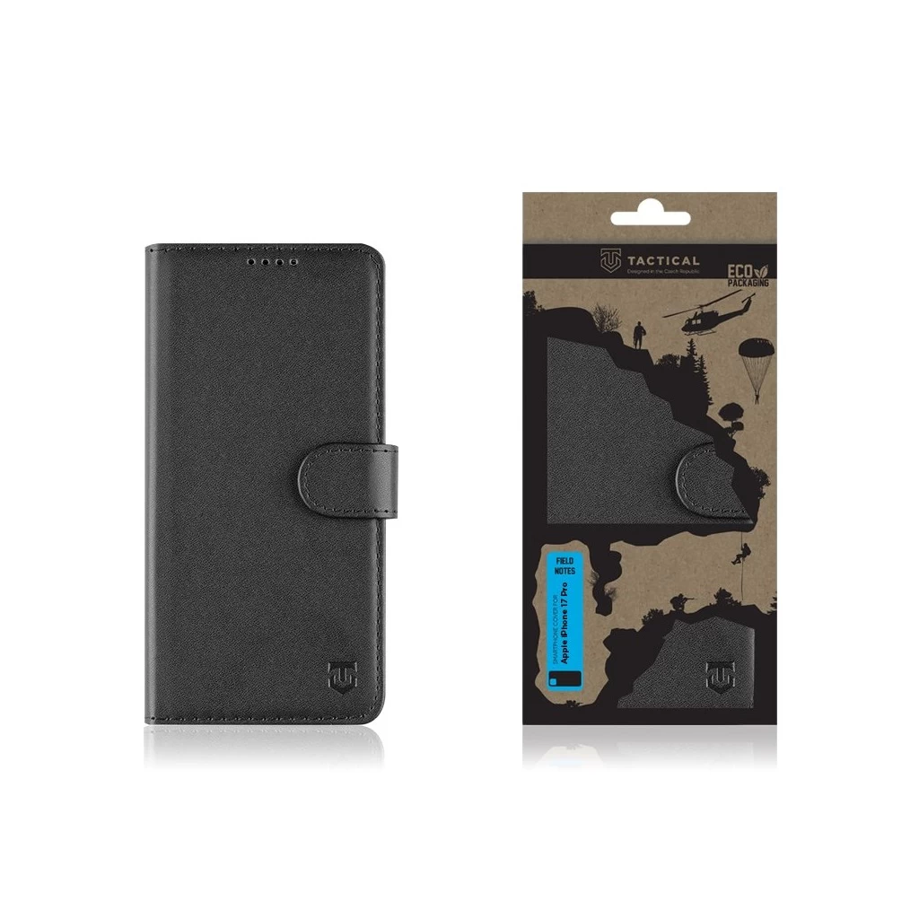 Tactical Field Notes Apple iPhone 17 Pro készülékhez fekete