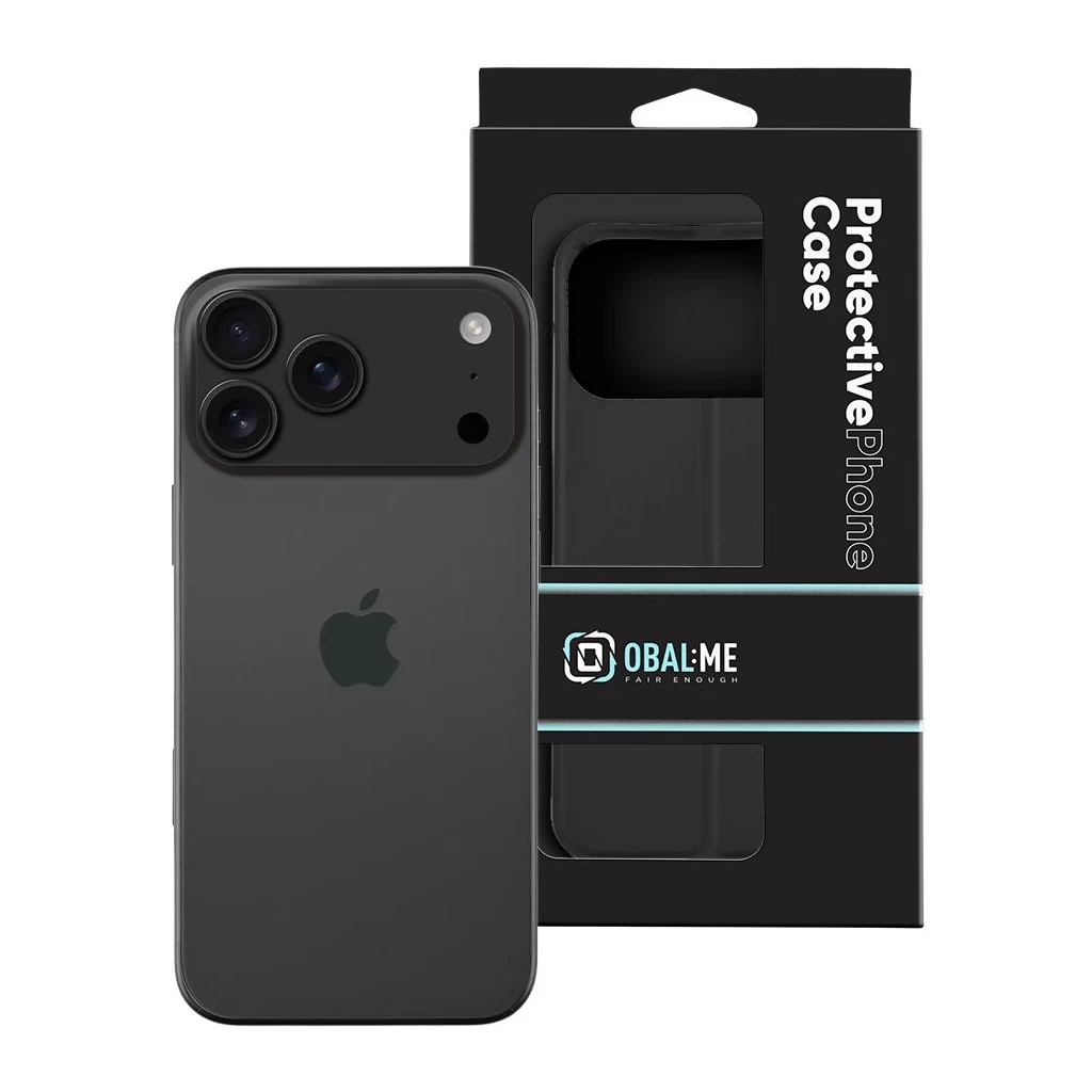 OBAL:ME SmoothTouch tok Apple iPhone 17 Pro Max készülékhez fekete