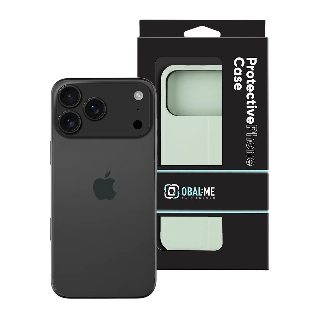 OBAL:ME SmoothTouch tok Apple iPhone 17 Pro Max készülékhez menta zöld