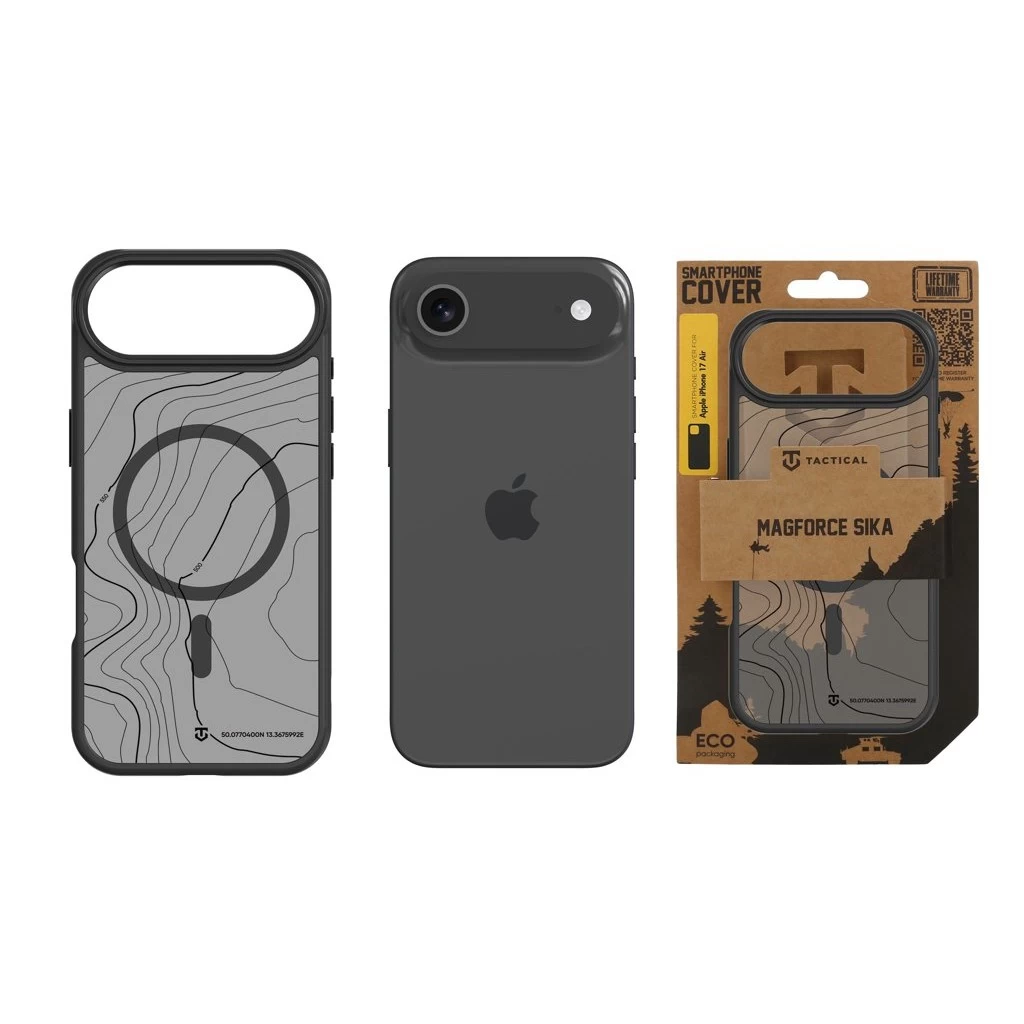 Tactical MagForce Hyperstealth Sika tok iPhone 17 Air készülékhez aszfalt