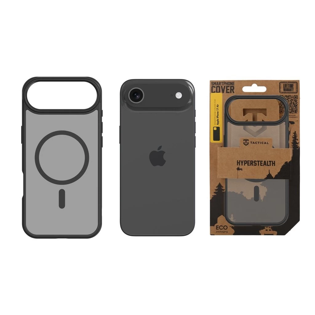 Tactical MagForce Hyperstealth tok iPhone 17 Air készülékhez aszfalt